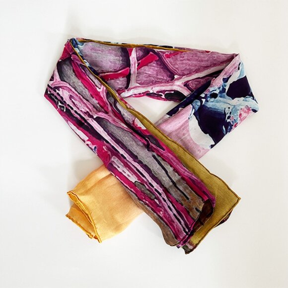 100% Silk Scarf - Picture 2 of 4